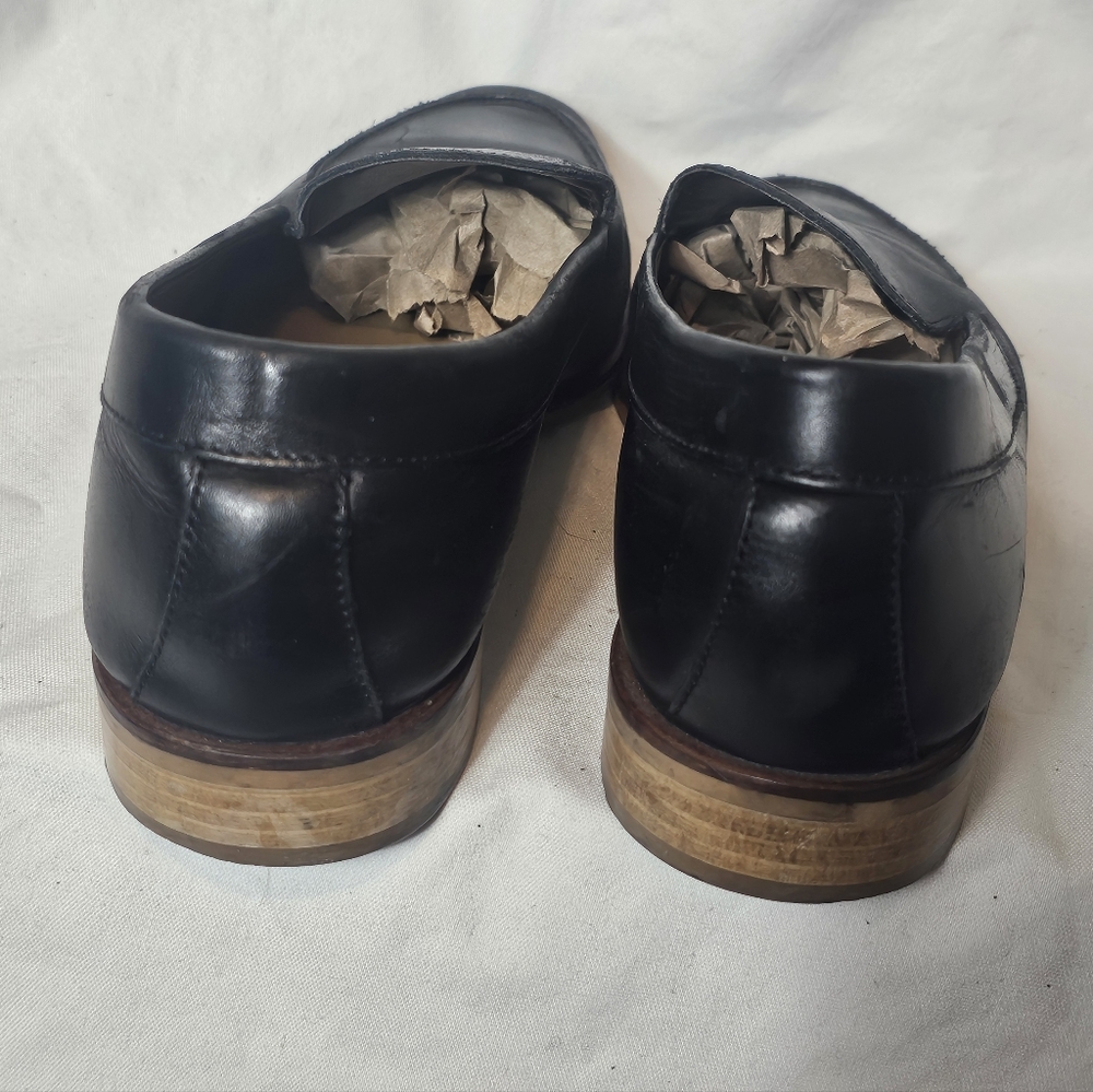 Everlane Black Leather Slip-On Loafers Women's Size 9.5 Fall Work Office Italian - Picture 7 of 16
